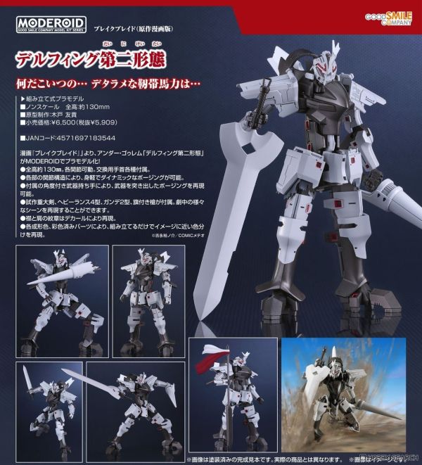 Good Smile MODEROID BREAK BLADE 帝爾鋒 第二形態 組裝模型 0713 