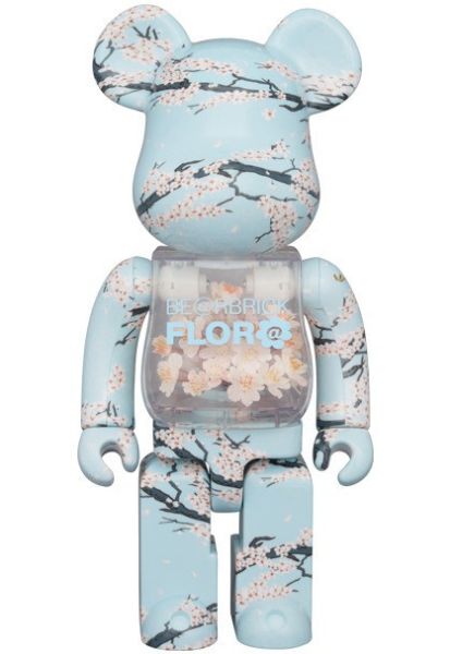 BE@RBRICK FLOR@ SAKURA 400% 1000% 櫻花 肚中花 花卉 