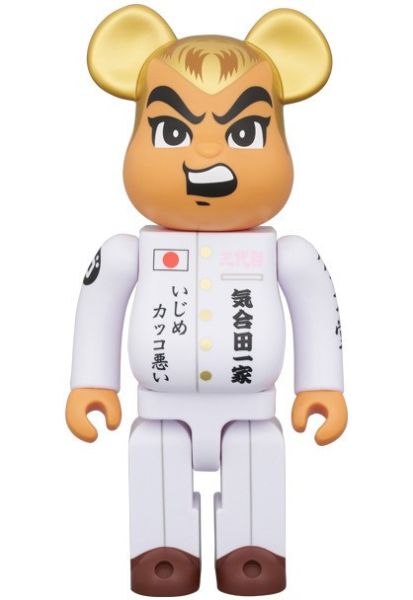 BE@RBRICK 庫柏力克熊 気合田くん 3 100％ & 400％ 