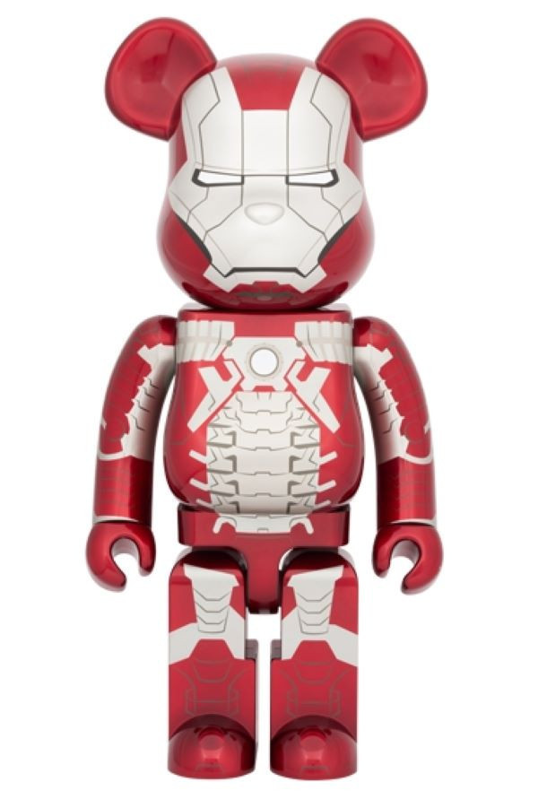 BE@RBRICK 庫柏力克熊 IRON MAN MARK V 鋼鐵人 1000％ 