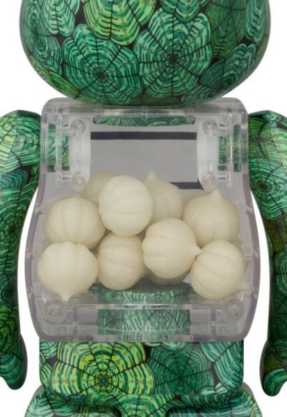 BE@RBRICK Euphorbia obesa 100％ & 400％ 布紋球 多肉植物 發光 