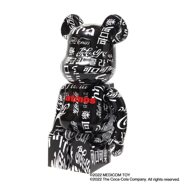 廠商特價 BE@RBRICK atmos × Coca-Cola TYPE-6 1000％ 黑可樂 