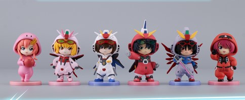 Bandai BNFIGURE Q 機動戰士鋼彈SEED DESTINY系列盲盒 PAJAMARS VER. 0721 