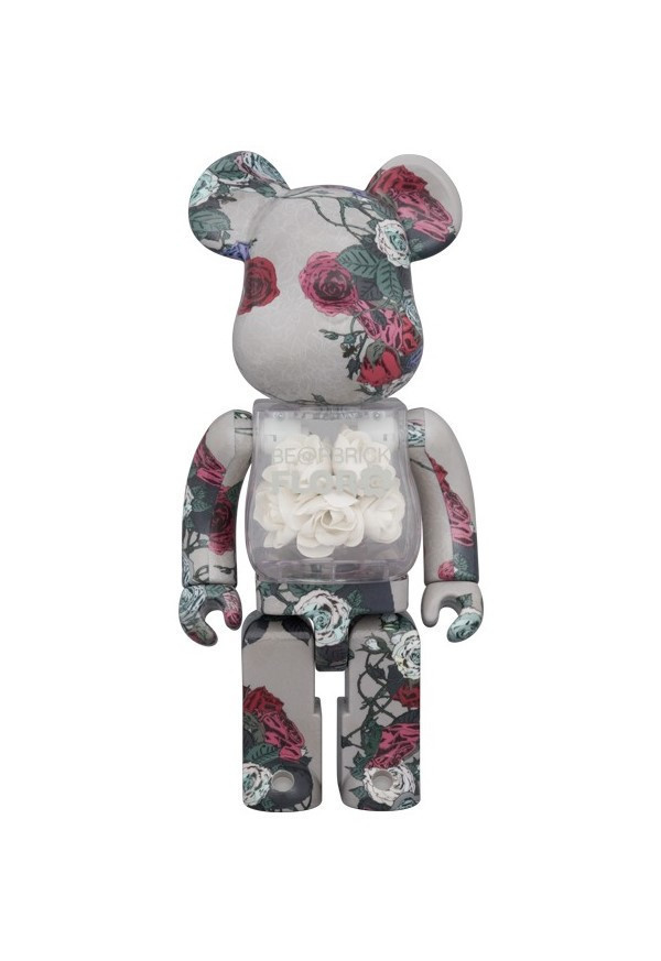 BE@RBRICK 庫柏力克熊 FLOR@ GLOW IN THE DARK 400％ 