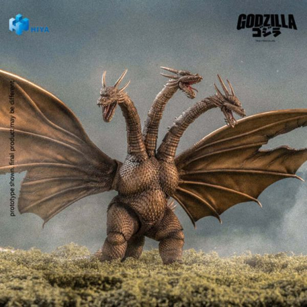 HIYA 極致超值系列 無比例 哥吉拉大戰王者基多拉 者基多拉 Battle Damaged EBG0180 可動完成品 0722 