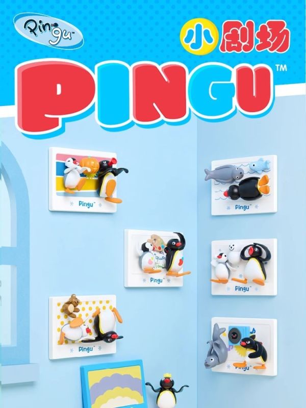 現貨 盲盒 VEF PINGU 小劇場系列組合磁鐵 