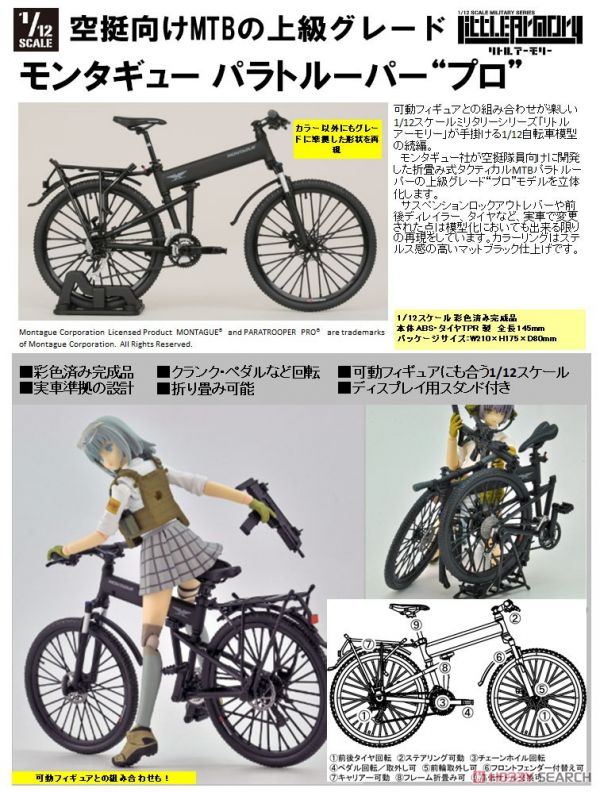 現貨 Tomytec 1/12 迷你武裝 LM004 MONTAGUE PARATROOPER PRO 數量限定 組裝模型 