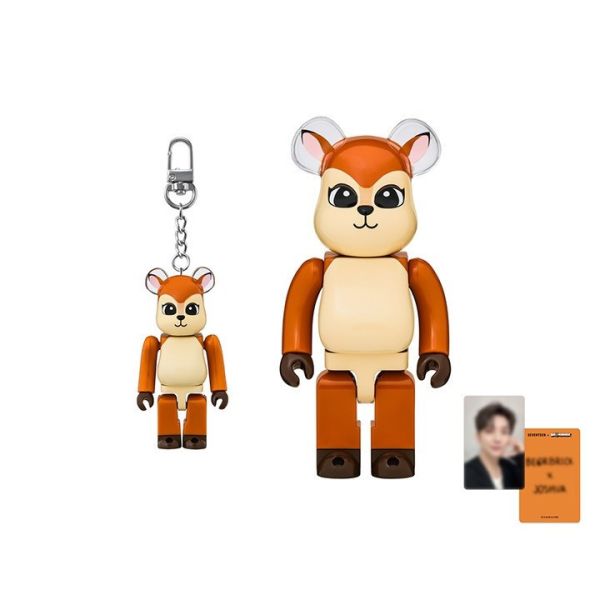 BE@RBRICK X SEVENTEEN 庫柏力克熊 洪知秀 JOSHUA 100%&400% 