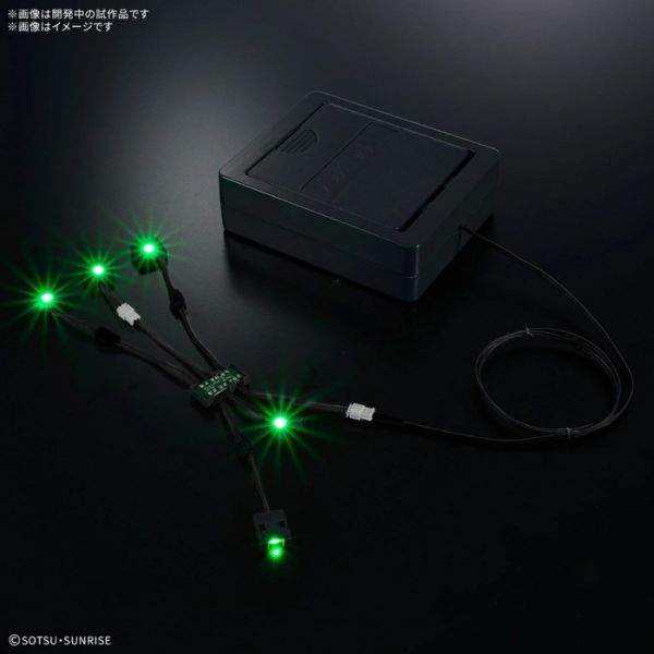 組裝 PG UNLEASHED 1/60 ν鋼彈用LED組件 