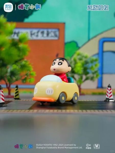 現貨 盲盒 青物 蠟筆小新 可動速速車 