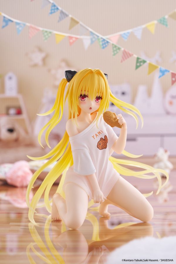 TAITO 景品 出包王女Darkness Desktop Cute Figure - 金色闇影(家居服Ver.) 0907 