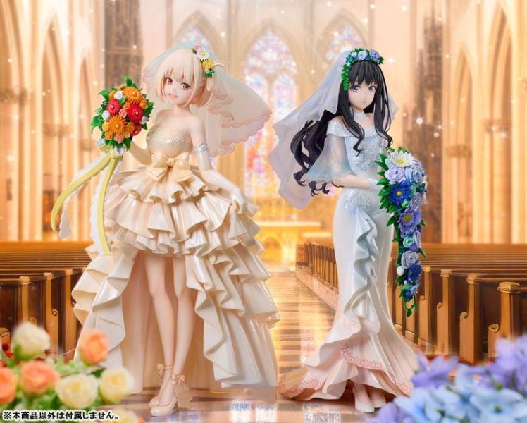 ANIPLEX 1/7 莉可麗絲 井之上瀧奈 結婚禮服 PVC 0818 