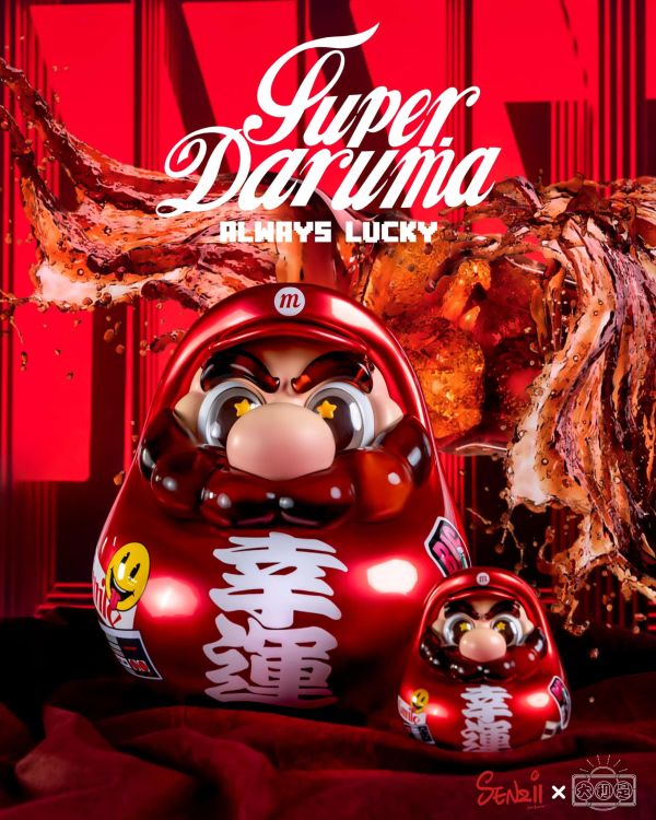 現貨 展示品 SENZII × SuperDaruma 超級達摩 《幸運》 