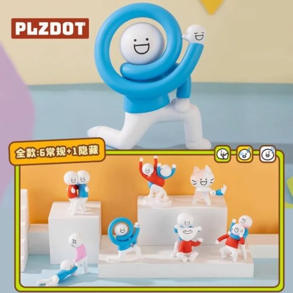 現貨 盲盒 PLZDOT 小藍和他的朋友們 抽象系列 