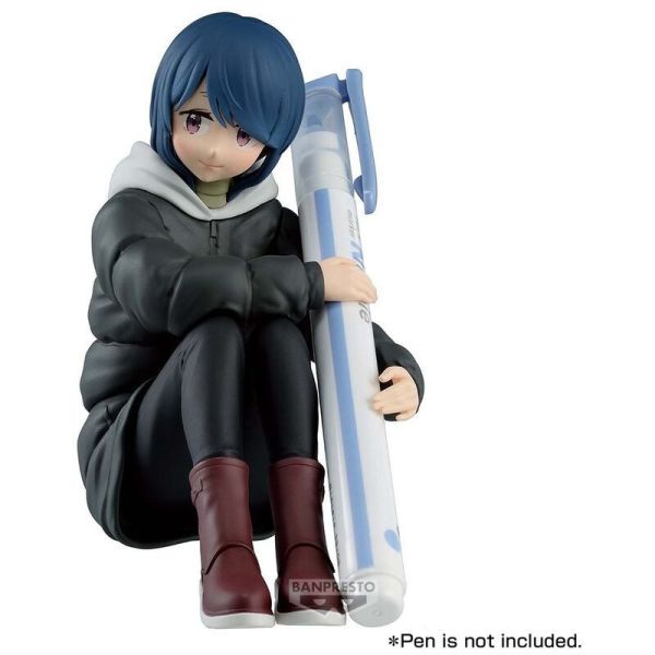 現貨 BANPRESTO 景品 搖曳露營SEASON3 筆友 志摩凜 筆架公仔 