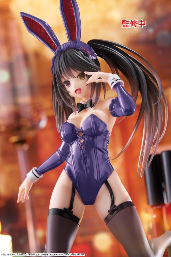 TAITO 景品 約會大作戰 Desktop Cute Figure 時崎狂三 (兔女郎 Ver.) Renewal 0907 