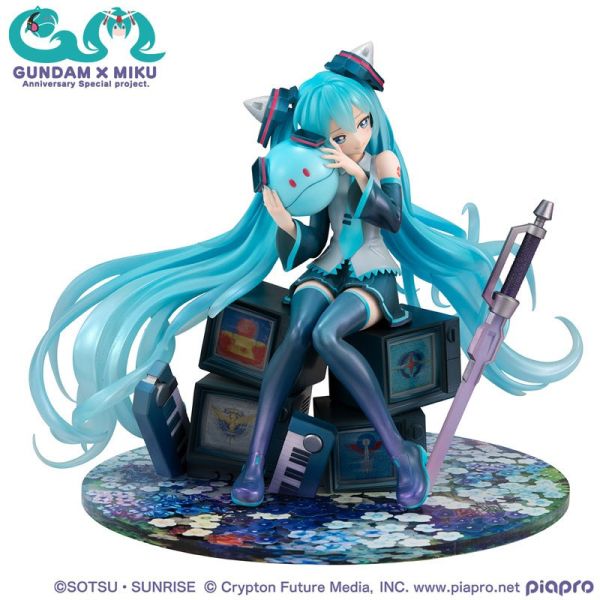 MegaHouse Lucrea 機動戰士鋼彈45週年 x 初音未來 初音未來 x 00鋼彈 PVC 1013 