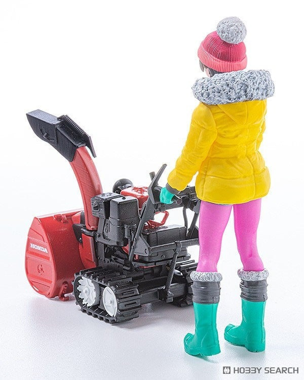 PLAMAX minimum factory Minori with Honda小型除雪機HSS1170n(JX) 組裝模型 0924 