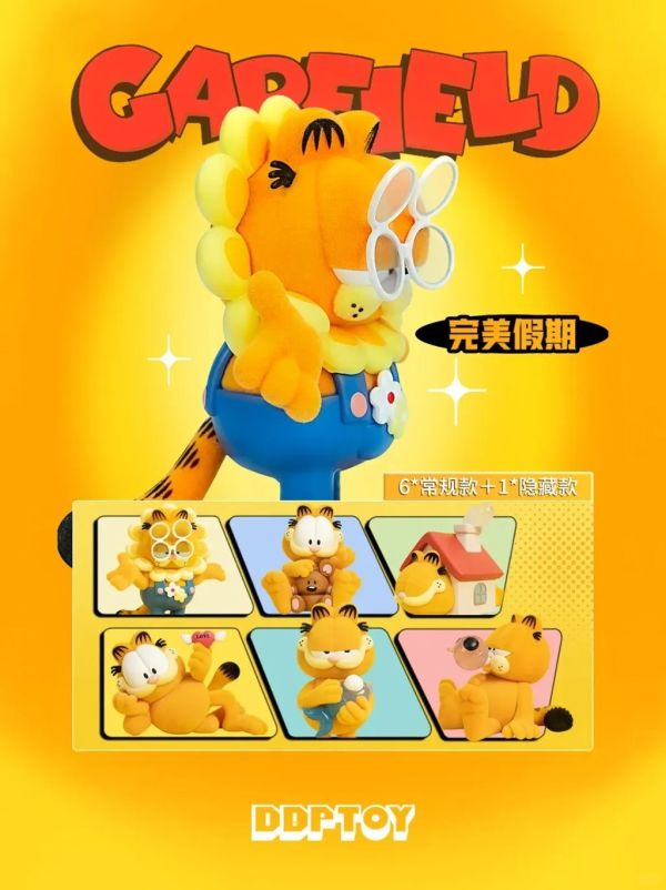現貨 盲盒 伍方合創 加菲貓 完美假期 