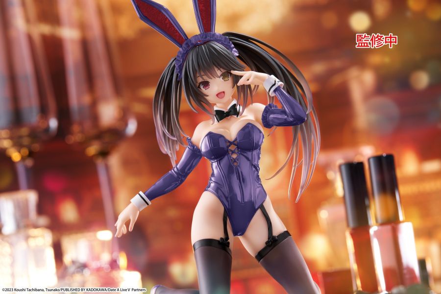 TAITO 景品 約會大作戰 Desktop Cute Figure 時崎狂三 (兔女郎 Ver.) Renewal 0907 