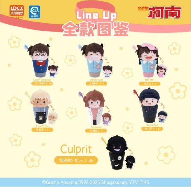 現貨 盲盒 靈動創想 名偵探柯南 哇牙牙 絨毛套裝 