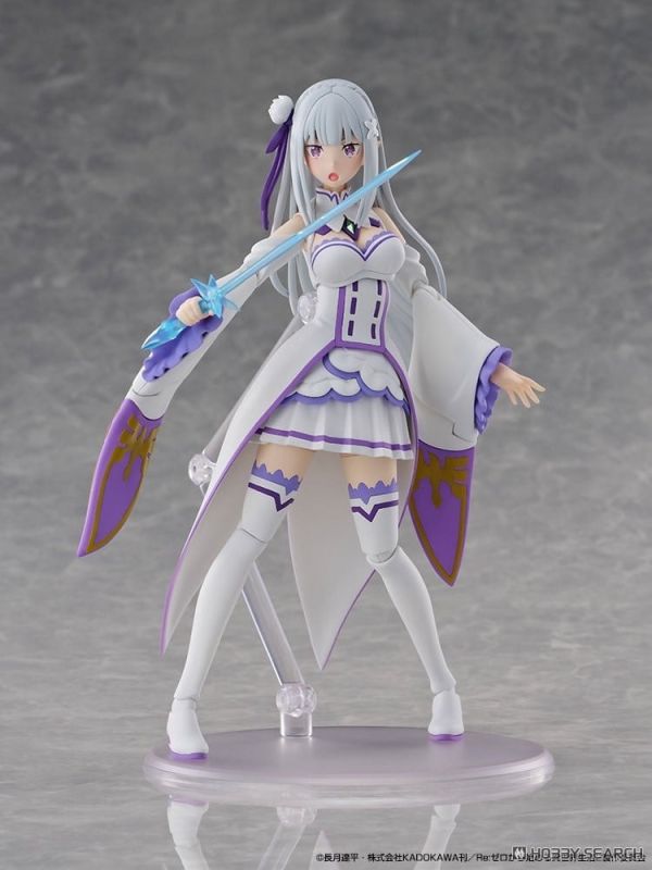 KADOKAWA PLASTIC MODEL SERIES Re:從零開始的異世界生活 愛蜜莉雅 組裝 1001 