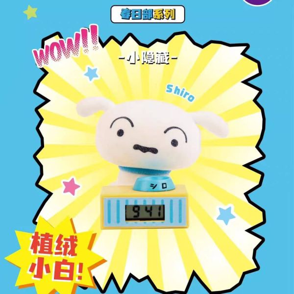 現貨 盲盒 艾影 蠟筆小新 春日部MINI時鐘 