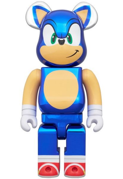 BE@RBRICK 庫柏力克熊 SONIC THE HEDGEHOG CHROME Ver. 100％ & 400％ 音速小子 