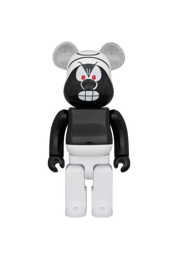 BE@RBRICK 庫柏力克熊 BLACK SMURF 400％ 