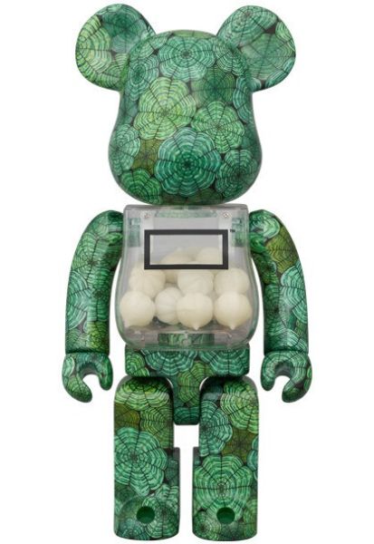 BE@RBRICK Euphorbia obesa 100％ & 400％ 布紋球 多肉植物 發光 