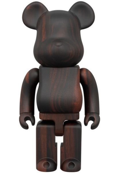 BE@RBRICK カリモク 黒檀 200％ 木頭 