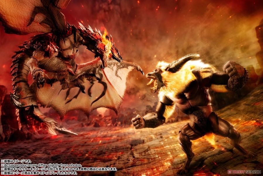 現貨 魂商店 BANDAI S.H.MonsterArts SHM 魔物獵人 激昂金獅子 可動完成品 