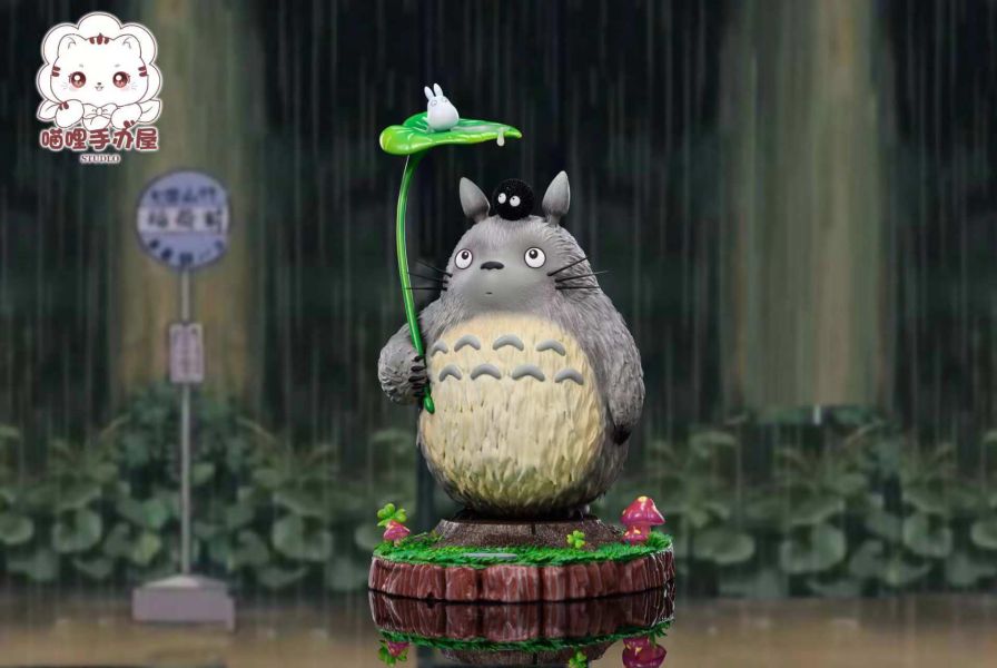 現貨 龍貓 GK 蒐藏雕像 雨中龍貓 [喵哩手辦屋] 