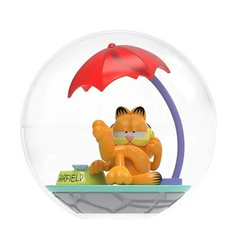 現貨 盲盒 MINISO 加菲貓蛋形場景 
