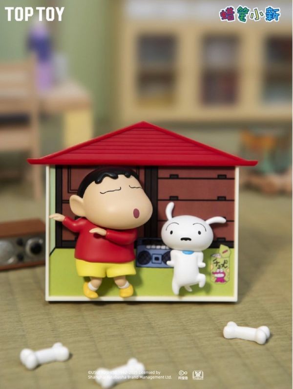 現貨 盲盒 TOP TOY 蠟筆小新 野原家磁鐵場景 