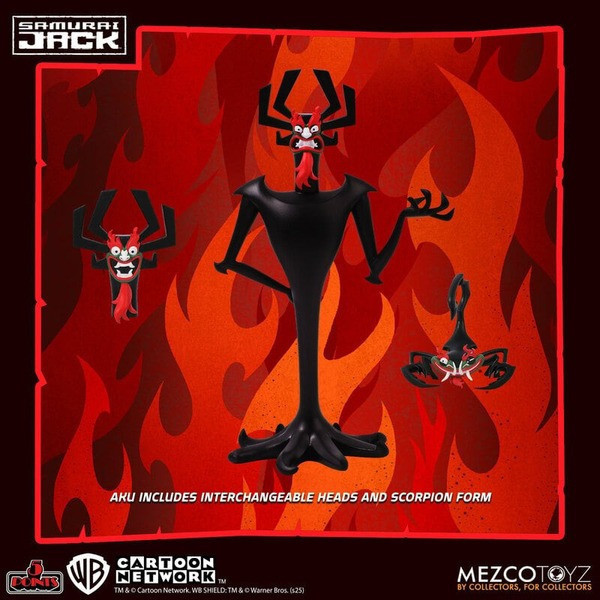 MEZCO TOYZ 5 Points 傑克武士 傑克武士、瘋狂傑克、阿蠱 套組 3.75吋 可動人偶 0713 