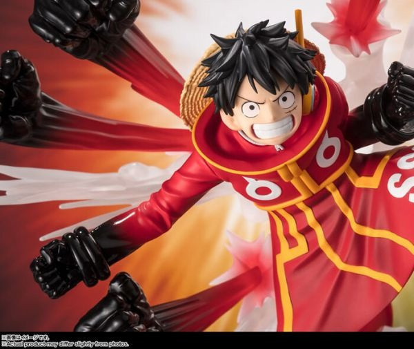 現貨 BANDAI Figuarts ZERO 海賊王 航海王 超激戰 蒙其·D·魯夫 伸縮自如的橡膠鷹槍亂打 PVC 