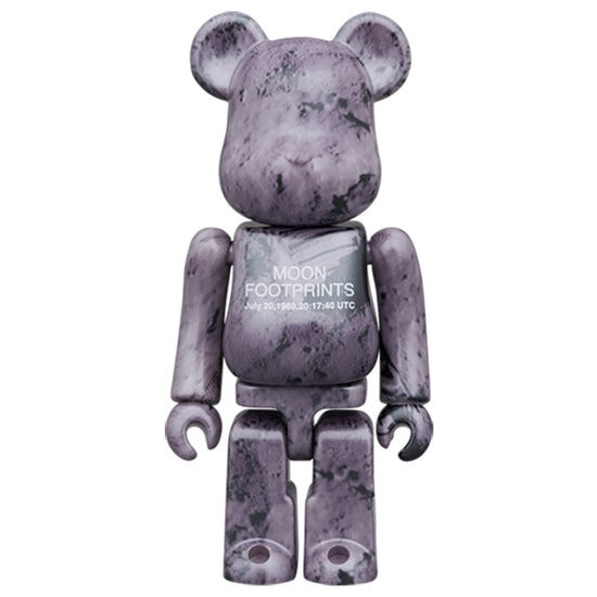 BE@RBRICK MOON FOOTPRINTS 100％ & 400％ 月球 腳印 太空 