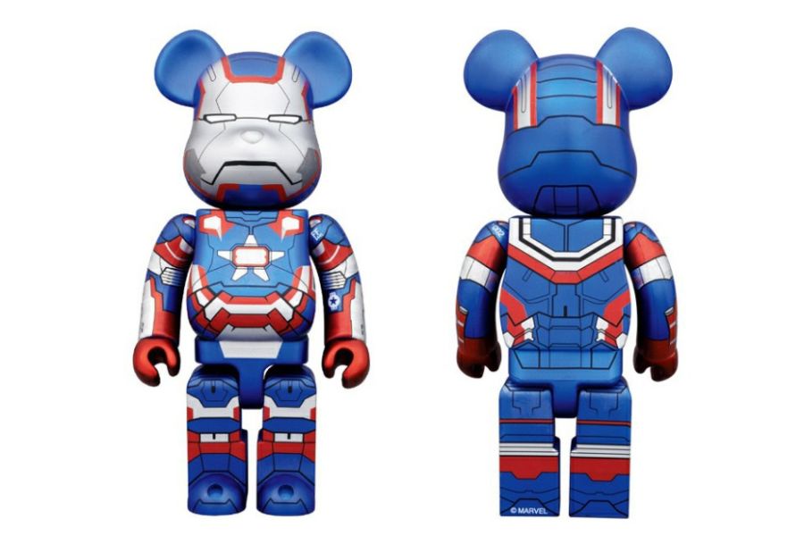 現貨 BE@RBRICK 1000% Marvel Iron Man 3 Iron Patriot 鋼鐵愛國者 