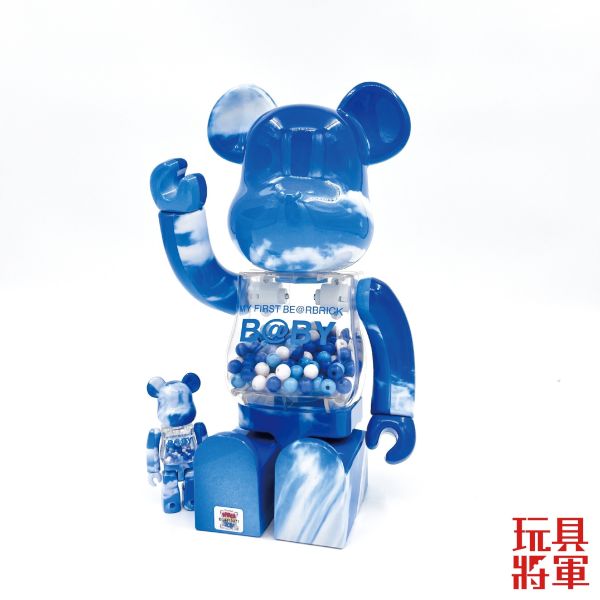 現貨 BE@RBRICK B@BY BLUE SKY Ver.100％ & 400％ 雲朵千秋 