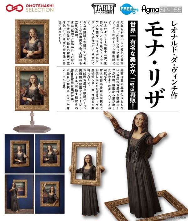 FREEing figma SP-155 桌上美術館 達文西作品 蒙娜麗莎 0630 