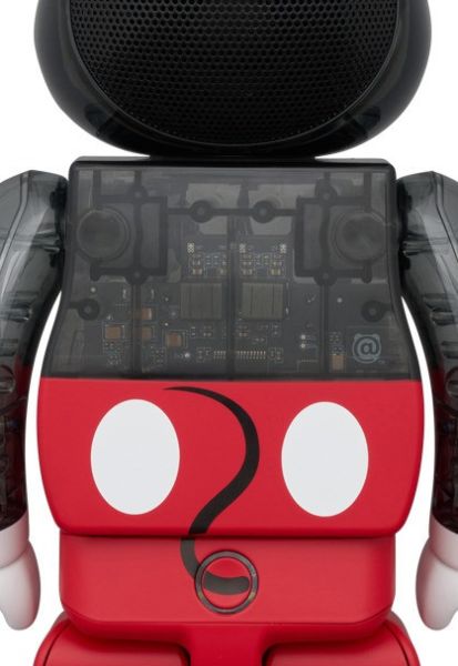 BE@RBRICK 庫柏力克熊 AUDIO Portable Bluetooth(R) Speaker MICKEY MOUSE 400％ 藍芽音響 