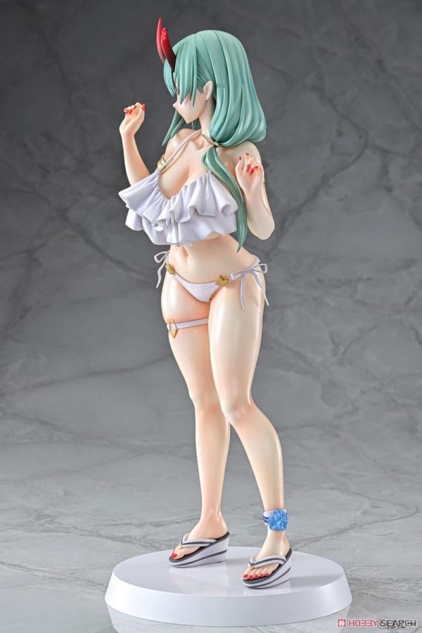 現貨 [18禁商品] Q-six 1/6 暁璃 明里醬 白色泳衣 PVC 