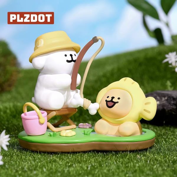 現貨 盲盒 PLZDOT 線條小狗 歡樂郊遊 