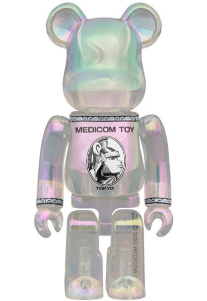 BE@RBRICK 庫柏力克熊 CENTURION CLEAR CHROME Ver. 100％ & 400％ 