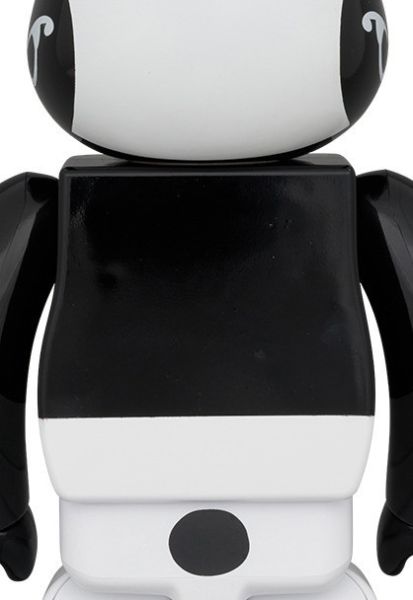 BE@RBRICK 庫柏力克熊 BLACK SMURF 400％ 