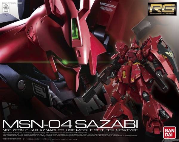 現貨 組裝 1/144 RG 029 沙薩比 逆襲的夏亞 玩具將軍,BANDAI,萬代,機動戰士鋼彈,MG