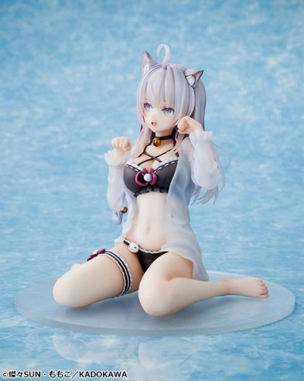 KADOKAWA 1/7 不時輕聲地以俄語遮羞的鄰座艾莉同學 艾莉 原作版 貓耳Ver.PVC 0810 
