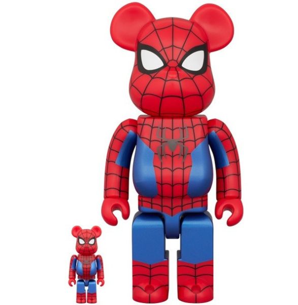 BE@RBRICK 庫柏力克熊 PIDER-MAN FINAL SUIT 100％ & 400％ 蜘蛛人 