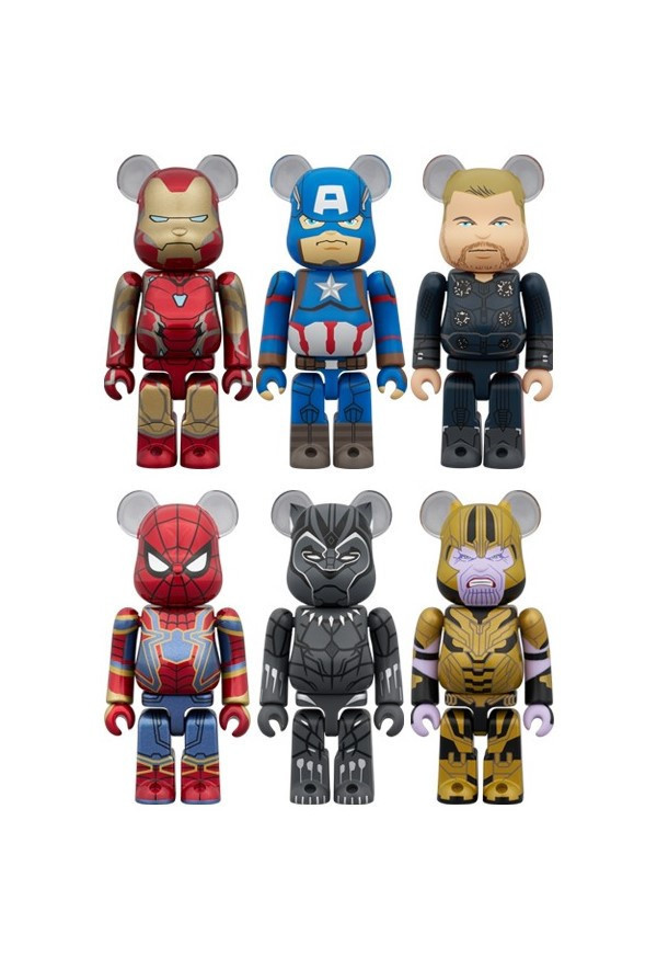 BE@RBRICK 庫柏力克熊 盲盒 CHASE MARVEL INFINITY SAGA 